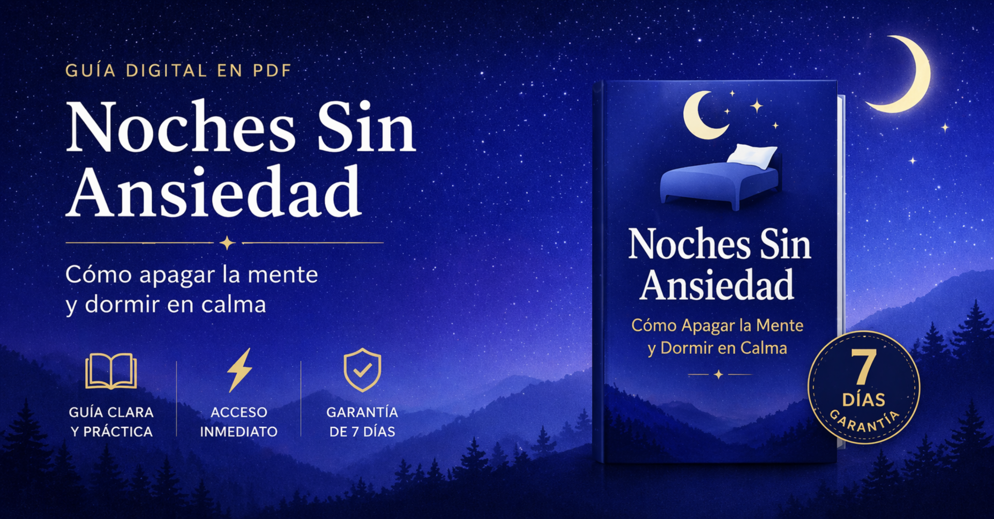 🌙 Dormí mejor desde hoy mismo, calmá tu mente al acostarte. ⭐
